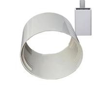 Raccordo Tubo Scarico Condizionatore Portatile - ABS 15CM 5.9IN Connettore Flessibile | Adattatore Interfaccia per Tubo Aria Condizionata, Ventilazione, Casa, Ufficio, Finestra Uso Interno