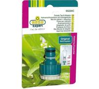 Raccords arrosage - RACO EXPERT - Nez robinet automatique 15x21-20x27 - ABS - Vert - 0.04kg