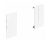 Raccords d'angle pour face avant InnoTech Atira-hauteur 70 mm-blanc HETTICH