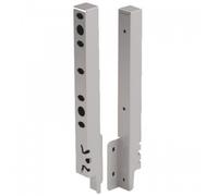 Raccords de paroi arrière pour tiroir ArciTech - H 250 mm - argent HETTICH