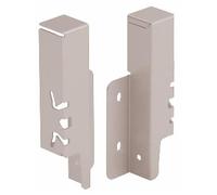 Raccords de paroi arrière pour tiroir ArciTech-H126 mm-argent HETTICH