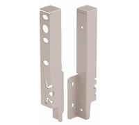 Raccords de paroi arrière pour tiroir ArciTech-H186 mm-argent HETTICH