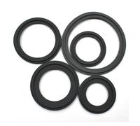 Raccords de quincaillerie 5 pièces 10 Joint annulaire FKM OD 25,2 mm 50, 64 d'étanchéité sanitaire qualité alimentaire à trois clips mécanique(5 pcs,45mm-64mm)