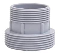 Raccords de tuyau de piscine - WIENS - 2 pièces - Plastique - Gris - Adaptateur 40 mm - Port de filtre 1""