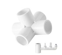 Raccords de tuyau en PVC, raccord en T en PVC | Raccords d'angle en PVC, raccords en PVC 3, 4, 5 voies, raccords de tuyaux, adaptateurs pour raccords de tuyau de serre en