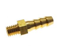 Raccords de tuyauterie Pagoda, filetage métrique mâle M5 M6 M8, laiton, embout cannelé 4 5 6 8 mm, connecteur pour tuyau, tube en cuir et trachée, 3 m