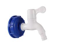 Raccords de vanne de baril IBC Ton, filetage mâle 1/2 "3/4" à mamelon de 16mm, robinet de réservoir d'eau S60mm à 1/2 "3/4" 1 "adaptateur de filetage femelle(60mm-1I2-16mm S60mm)