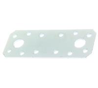 Raccords plats Alberts | blanc plastifié | 96 x 35 mm | set de 50 pièces