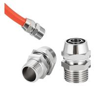 Raccords pneumatiques à raccord d'air métrique 10/50/200 pièces, connecteur rapide à filetage pc4-M5 M6 M8 M10 M12 for connecteurs de tubes de tuyaux(PC6-M12x1.25,50 PCS)