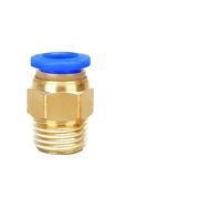 Raccords pneumatiques for tuyaux, connecteurs rapides, filetage 1/8", 1/4", 3/8", 1/2", 10/50 pièces, PC 4 mm, 6 mm, 8 mm, 10 mm, 12 mm(PC6-03,10 PCS)