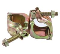Raccords pour échafaudage, 48 mm, pivotants, 2 pièces, angle de 90°, galvanisés