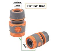 Raccords pour tuyau d'arrosage - Raccord rapide avec embout pour tuyau - Plastique POM - Pour tuyaux de 16/20/32 mm - Filetages 1/2, 3/4 et 1 pouce - Pression maximale inférieure à 850 kPa - Couleur :