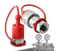 Raccords rapides hydrauliques - Raccords de connexion hydraulique | Daim de poussière,Accessoires de système de transfert de liquide haute résistance,Pour une utilisation dans les systèmes de
