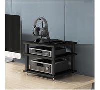 Rack audio - 2/3/4 niveaux en bois HiFi Rack pour équipement stéréo - Étagère audio-vidéo durable pour usage domestique