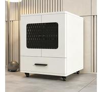 Rack Audio Bois Massif, Meuble Amplificateur avec Tiroir et Rails U | Ventilation Double Face, Étagères Réglables, Tiroir, Rails U, Meuble Audio pour Home Cinéma, KTV & Studio