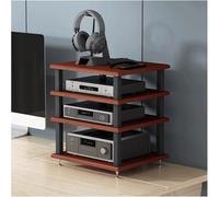 Rack audio stéréo 2/3/4 niveaux Rack équipement audio étagère audio stéréo étagère en bois HiFi étagère audio-vidéo étagère HiFi Rack antichoc durable