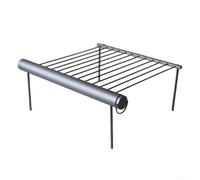 Rack BBQ Démontable en Alliage d'Aluminium Gris | Alliage aluminium, acier , design pliable, montage pour rapide, idéal camping