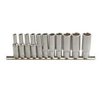 Rack de douilles impériales (tailles en pouces) - 11 pièces - 3/8"