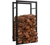 Rack de rangement pour bois de chauffage, carré, LINFE, matériaux haut de gamme, capacité de charge élevée