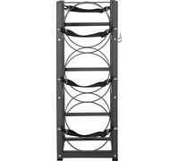 Rack de réservoirs de réfrigérant SucceBuy, 3 réservoirs de bouteilles de 30 livres chacun, 12,79 x 12,99 x 33,07 pouces, rack de bouteilles pour fréon, gaz, oxygène, azote