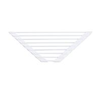 Rack de séchage pliable - Triangulaire Over Sink Drainer Mat, Kitchen Dish Holder Rack, Compact Space Saving Drying Solution | For Counter Dorm Hotel Apartment Rental Living Room Restaurant Use
