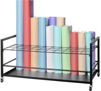Rack de stockage Blueprint 50 emplacements Support mobile à roulettes pour dossiers architecturaux