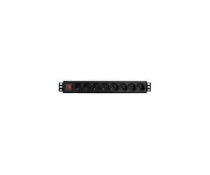 RACK MULTIPLE SOCKET - Unité de distribution d'alimentation (rack-montable) - CA 250 V - 3500 watt - entrée : CEI 23-16/VII - connecteurs de sortie :
