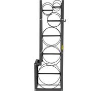Rack pour bouteilles VEVOR 1 x 22,68 kg & 2 x 13,61 kg, Rack pour bouteilles en acier durable résistant à la corrosion et à la rouille Rack pour bouteilles peut contenir 6 bouteilles, au sol Rack pour