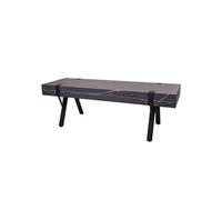Mendler Meuble TV HWC-L54 - Table de télévision métal 42x120x40 cm aspect marbre gris