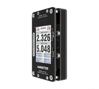 Rackumic Ampèremètre multifonction pour test de pH mobile avec mode de conversion de pointeur d'écran haute rafraîchissement 0-30 V, tension 0-5 A, mesure de courant CC 33 V, entrée limite, unité