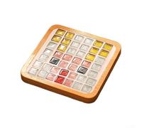 Rackumic Ensemble de sous-verre mosaïque à faire soi-même : kit de carreaux en bois avec outils pour adultes et adolescents, décoration créative pour Noël et anniversaire, 4 motifs inclus (9 x 9 cm