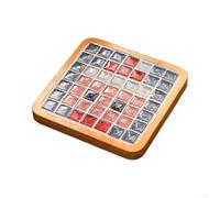 Rackumic Ensemble de sous-verres en mosaïque à faire soi-même : kit de carreaux en bois avec outils pour adultes et adolescents, décoration d'intérieur créative pour Noël et anniversaire, 4 motifs