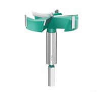Rackumic Forets à tige hexagonale pour le travail du bois et travaux d'alésage de charnière dans les produits en bois, plastique, contreplaqué, acier à haute teneur en carbone, gamme de 16 à 60 mm, 1
