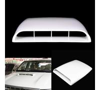 Rackumic Grille d'aération décorative en ABS pour hotte Blanc 28 cm | Convient à la plupart des capots, empêche les rayures de surface, protection contre la poussière, look de course élégant