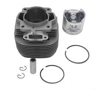 Rackumic Kit de cylindre de tronçonneuse de 62 mm pour MS090 Puissance de coupe améliorée Construction de précision Qualité professionnelle Remplacement Unité complète