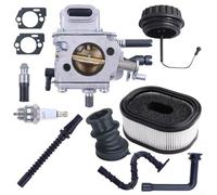 Rackumic Kit de filtre à air de carburateur pour tronçonneuse MS660 MS650 064 compatible avec les modèles Zama C3A S31 Construction robuste pour une coupe améliorée et une fiabilité durable