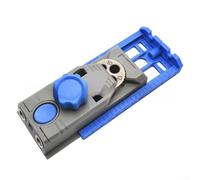 Rackumic Kit de gabarit compact pour le travail du bois incliné avec deux trous de poche et base réglable pour une fixation propre dissimulée sur les bords et les surfaces des coins (positionneur de
