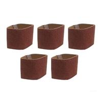 Rackumic Lot de 5 rouleaux abrasifs de 283 x 100 mm pour machine à tréfiler, roue de polissage en caoutchouc, acier inoxydable, aluminium, ébavurage pour finition de surface (grain 180)