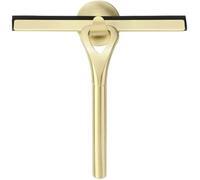 Raclette de Douche dorée de 22 cm sans Laisser de Marques et de Rayures, essuie-Glace en Verre avec Crochet à Ventouse pour Nettoyage de Miroir de Salle de Bain, sols, Bureaux, fenêtres, Verre