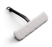 Raclette de Douche et Housse en Microfibre, 23 cm, raclette hygiénique pour Salle de Bain, paroi de Douche, vitres de Voiture et fenêtres, Accessoires de Salle de Bain en Silicone et raclette de