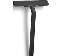 Raclette de douche RIM 22 cm, fixation murale, noir, métal, Zone Danemark