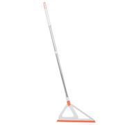 Raclette de Sol en Silicone Orange, Balai Multifonction pour Nettoyage | Plastique Léger, Trou Suspendre, pour Salon et Balcon, Surface sans Dommage
