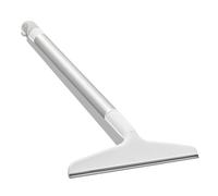 Raclette télescopique en Aluminium OXO Good Grips - Manche télescopique antirouille avec tête Flexible en Silicone - Séchage sans Traces pour Les parois de Douche, Les miroirs et Les fenêtres