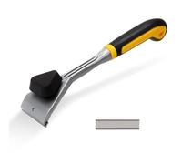 Racleur Lame Grattoir à Peinture de 64mm avec Lames de Rechange, Grattoir Bois Universel Ergonomique & AntidéRapant pour Enlever La Peinture, La Colle, Le Mortier Et La Peinture