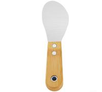 Racloir pour bois pour professionnel Acier Inoxydable Manche Hêtre - Outil Menuisier pour Grattoir Meubles et Réparation Murale - Kit 4 (D)