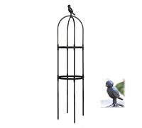 RADAAB Tour Obélisque de Jardin，Tuteur Plante Grimpante,Stable Cage à tomates,Treillis en Fer forgé,Support en Fleur pour vignes grimpantes,rosiers et Plantes (Size : 11.4"/29cm Dia x47.3/120cm H)