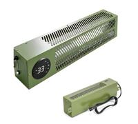 Radiateur 1000 W pour garage, atelier et locaux techniques | Les accessoires de fixation inclus simplifient le montage mural et libèrent de l'espace au sol dans les pièces de service