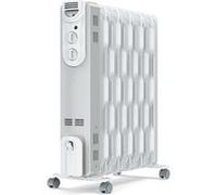 Supra Radiateur à bain d'huile ORSO2500, 2500W, 11 éléments, Mode ECO, Thermostat, Blanc