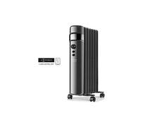 Radiateur à bain d'huile Agadir Connect 1500 de 1500W avec Wifi, commandes vocales et 3 intensités
