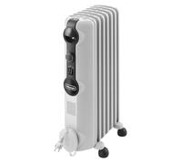 Radiateur à bain d'huile - Chauffage d'appoint 1500 W - 3 niveaux de puissance - Blanc - Pour pièces jusqu'à 45 m³